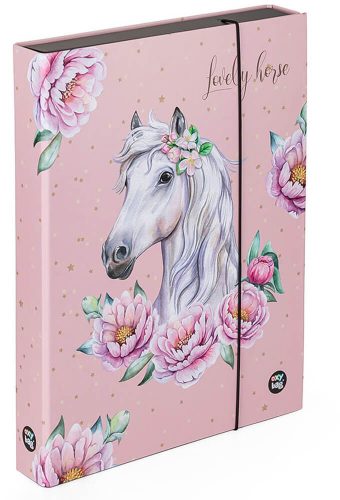 Lovas füzetbox A/4, jumbo, Lovely horse
