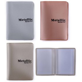   Igazolványtartó, kártyatartó, 6 betétlappal, Metallic kollekció, többféle minta