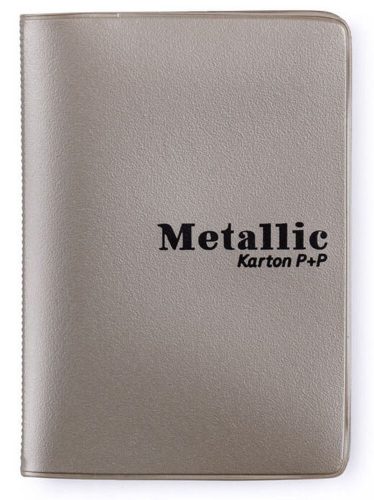 Igazolványtartó, kártyatartó, 6 betétlappal, Metallic kollekció, többféle minta