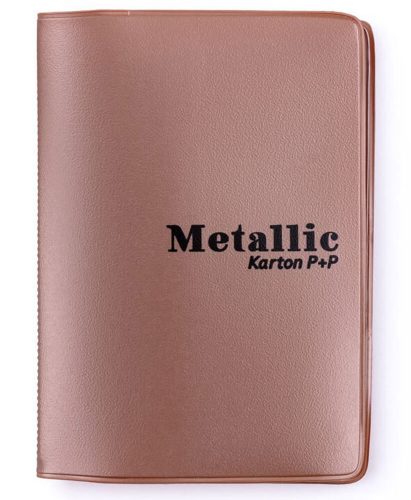 Igazolványtartó, kártyatartó, 6 betétlappal, Metallic kollekció, többféle minta