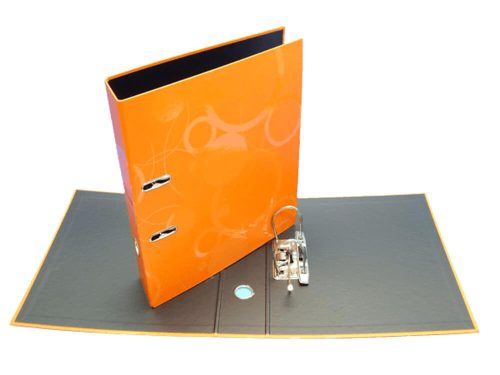 Emelőkaros iratrendező, A/4, 70mm, neocolori, narancs