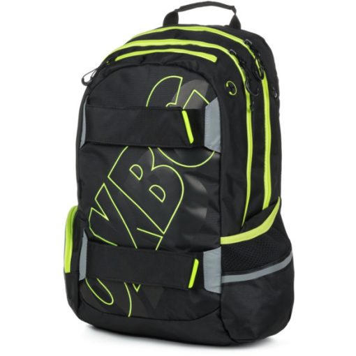 Oxybag, Oxy Sport hátizsák 45 cm, 23l, Black Line fekete-zöld