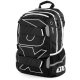 OXY Sport hátizsák, iskolatáska, 3 rekeszes, 46x32x15cm, black line white, fekete-fehér