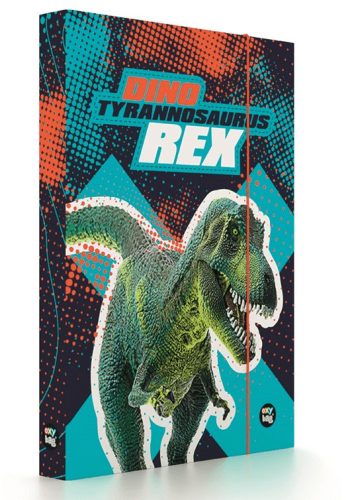 Dinoszaurusz füzetbox A/4, jumbo, T-Rex
