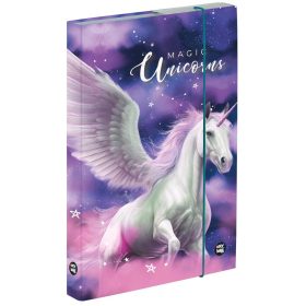 Pegazus füzetbox A/4, lila-rózsaszín