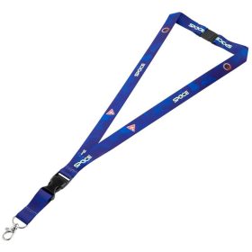 Space kulcstartó, nyakba akasztós, 55x2cm, Mars, kék