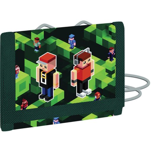 Minecraft mintás pénztárca, 12x9cm, PlayWorld