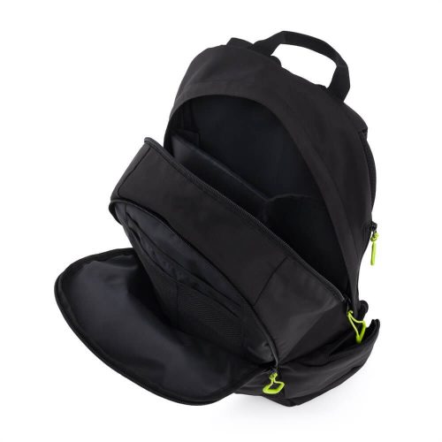 OXY Zero hátizsák, iskolatáska, 3 rekeszes, 47x32x18cm, Mood, fekete