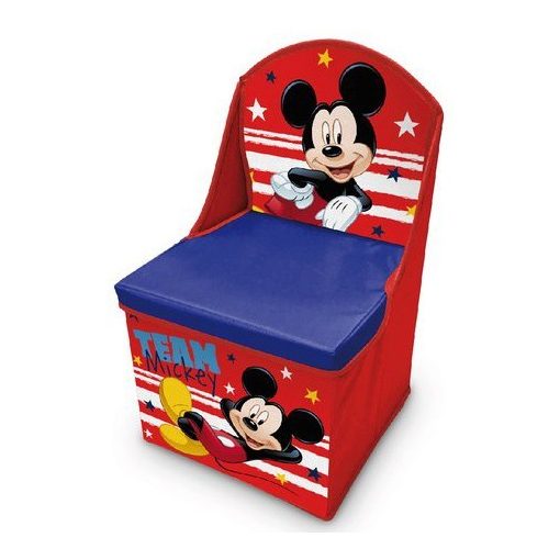 Mickey játéktároló szék 30*30*50 cm