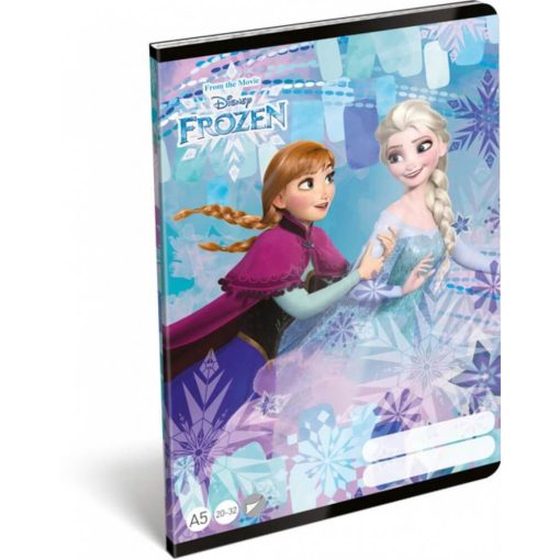 Jégvarázs füzet A/5, sima Frozen Magic 