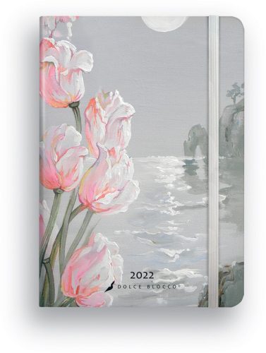 Secret Diary Dolce Blocco, napi tervező, B6, Tulips Fantasy, 2022