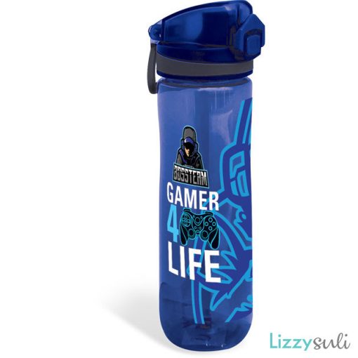 Game kulacs, 600 ml, prémium, Bossteam Gamer 4 Life, kék