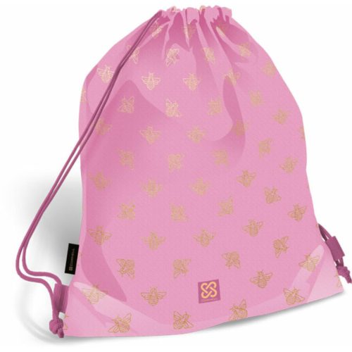 Cornell Pink Bee tornazsák 33x43cm, rózsaszín, méhecskés