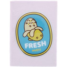   Pusheen cicás napló, A/5, plüss borítóval, Pusheen Fruits