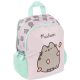 Pusheen cicás hátizsák, ovis, 28x23x10cm, rózsaszín