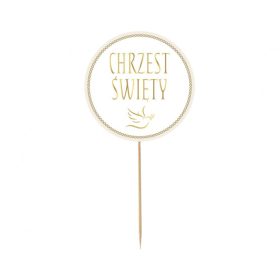 Chrzest Święty torta dekoráció 14 cm