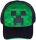 Minecraft baseball sapka, zöld-fekete, Creeper, Astra