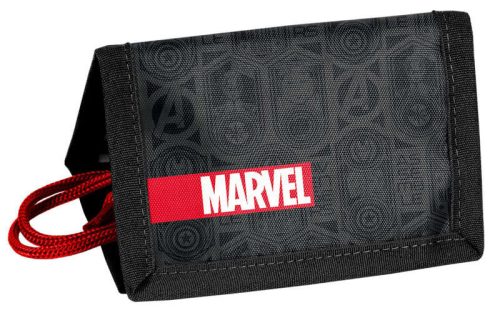 Marvel pénztárca, 12x8cm, fekete