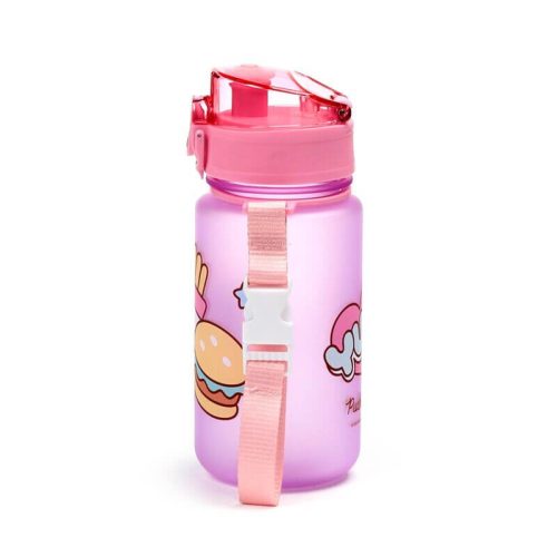 Pusheen cicás kulacs, 350ml, ínyenc Pusheen macska, rózsaszín