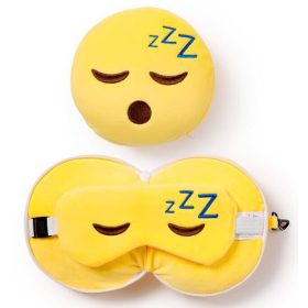  Smiley utazópárna szemmaszkkal, Relaxeazzz, Snoozie, alvó fejecske