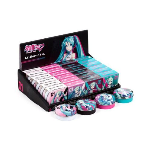 Hatsune Miku ajakbalzsam tégelyben, 4 féle