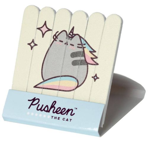 Pusheen cicás körömreszelő, többféle, 6 db/szett