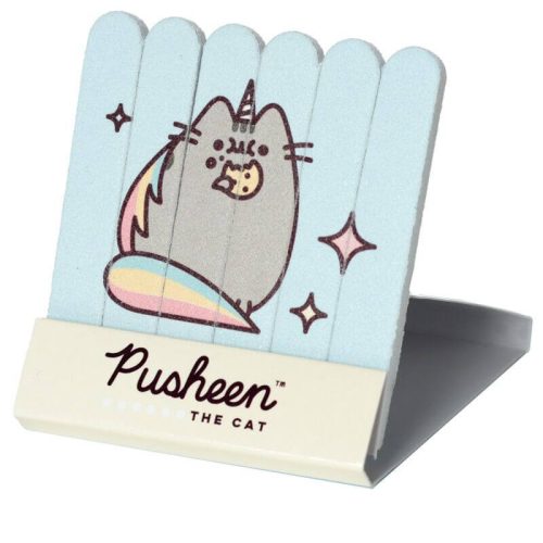 Pusheen cicás körömreszelő, többféle, 6 db/szett