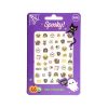 Körömmatrica, öntapadós, foszforeszkálós, Halloweeni Kísérteties, többféle