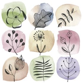 Virág Flora Stamps szalvéta 20 db-os 33x33 cm