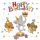 Happy Birthday Animals szalvéta 20 db-os 33x33 cm