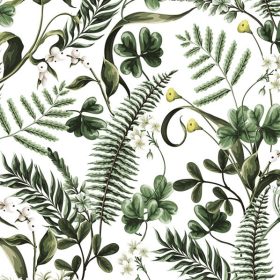 Virág Ferns & Green Leaves szalvéta 20 db-os 33x33 cm