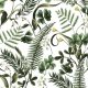 Virág Ferns & Green Leaves szalvéta 20 db-os 33x33 cm