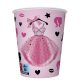 Lányos Party Dress papír pohár 8 db-os 250 ml