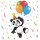 Állatos Funny Panda szalvéta 20 db-os 33x33 cm