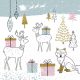 Karácsony Winter Animals szalvéta 20 db-os 33x33 cm