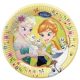 Jégvarázs papírtányér 23 cm 8 db-os, Frozen fever