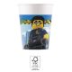 Lego City papír pohár 8 db-os 200 ml FSC