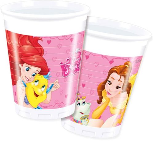 Hercegnők műanyag pohár 8 db-os 200 ml