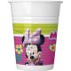 Minnie egér Happy Helpers műanyag pohár 8 db-os 200 ml