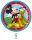 Mickey egér Rock the House papírtányér 8 db-os 20 cm FSC