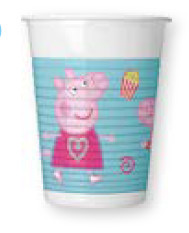 Peppa malac műanyag pohár 8 db-os 200 ml