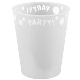 White, Fehér micro prémium műanyag pohár 250 ml