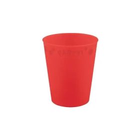 Piros Bright red micro prémium műanyag pohár 250 ml