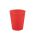Piros Bright red micro prémium műanyag pohár 250 ml