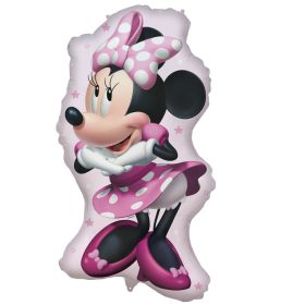 Minnie egér Shaped fólia lufi 53x89 cm