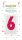 Színes Pink Pattern 6-os tortagyertya, számgyertya