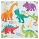Dinoszaurusz Party szalvéta 20 db-os 33x33 cm