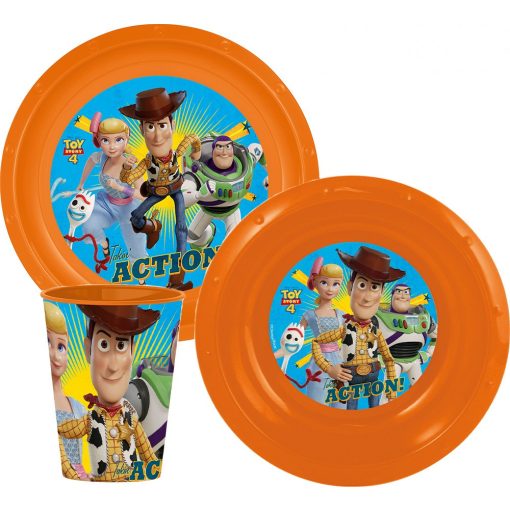 Toy Story műanyag étkészlet