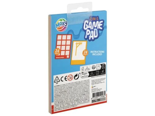 2az1-ben game pad, útijáték, A/6, 50 lap és 2 játék egy szettben, kétféle változat