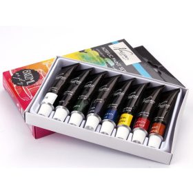 Akrilfesték készlet, 8x12 ml